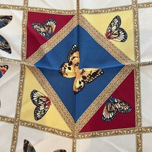 Silk butterfly scarf